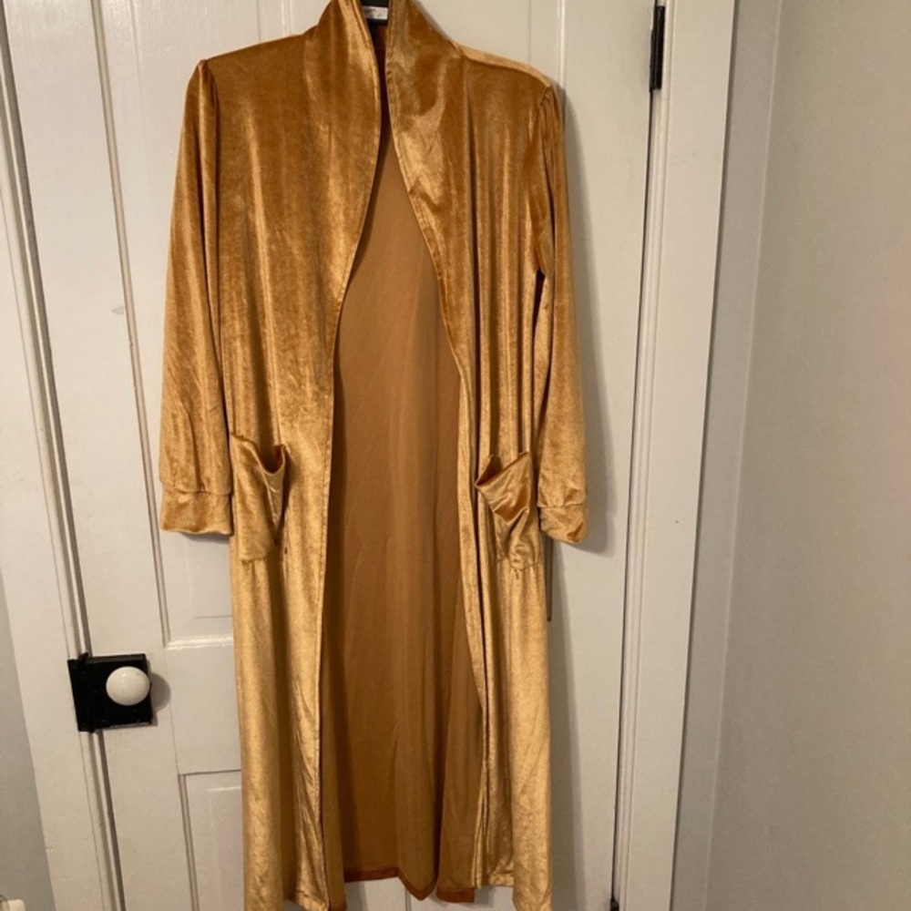 Velvet/Velour Duster M/L
